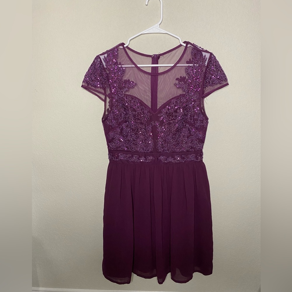 Francesca purple dress